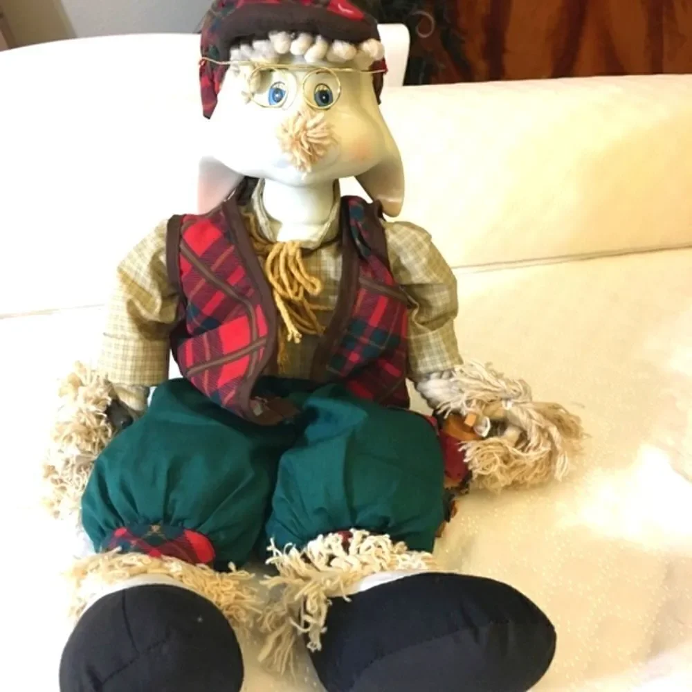 Christmas Vtg Bunny Decor